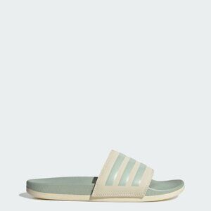 Adilette Comfort Slides - Women's 9, mint green / white